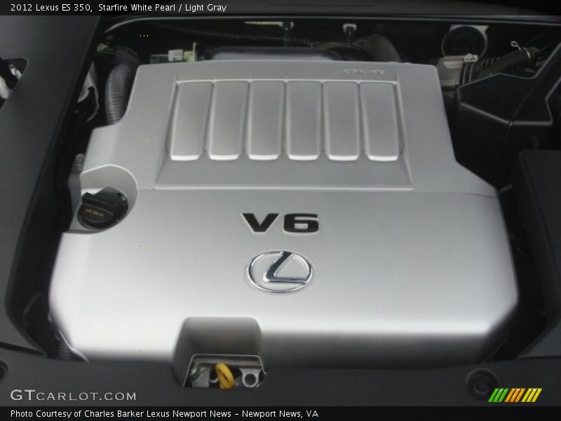 Starfire White Pearl / Light Gray 2012 Lexus ES 350