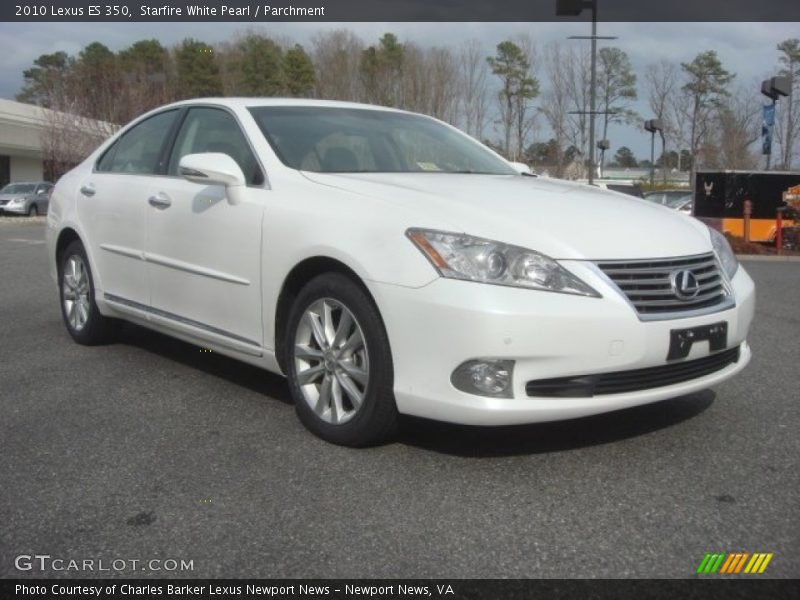 Starfire White Pearl / Parchment 2010 Lexus ES 350