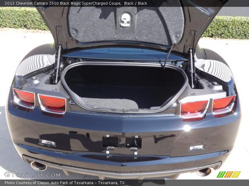  2013 Camaro Z600 Black Magic SuperCharged Coupe Trunk