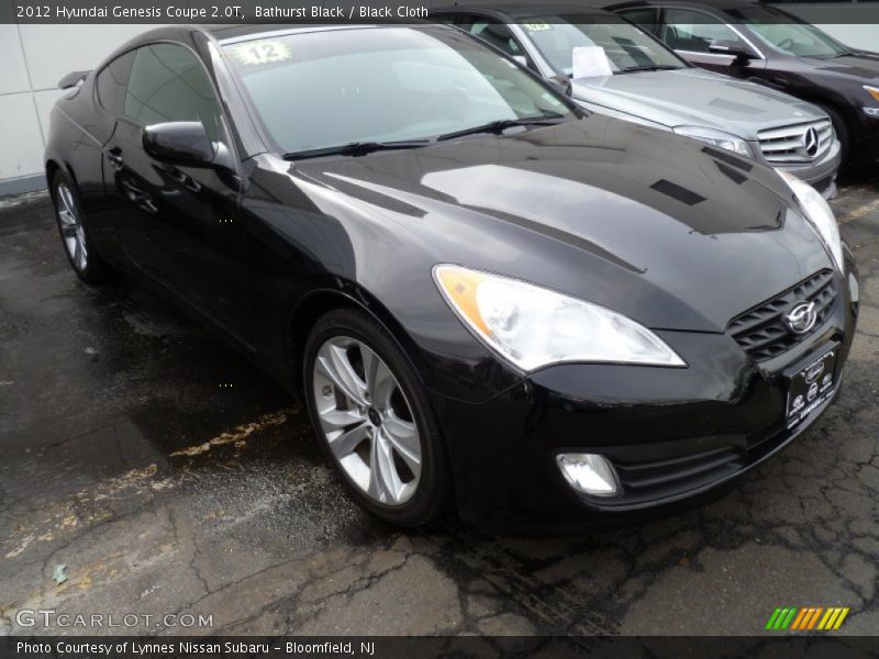 Bathurst Black / Black Cloth 2012 Hyundai Genesis Coupe 2.0T
