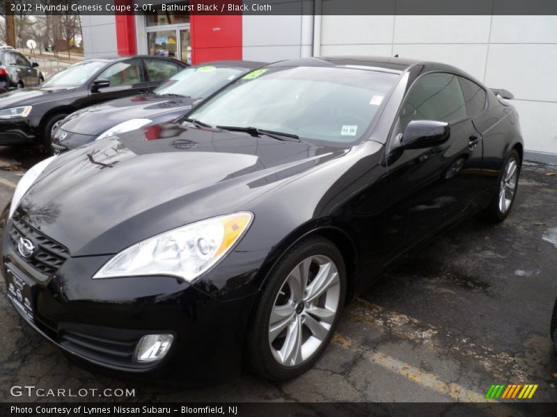 Bathurst Black / Black Cloth 2012 Hyundai Genesis Coupe 2.0T