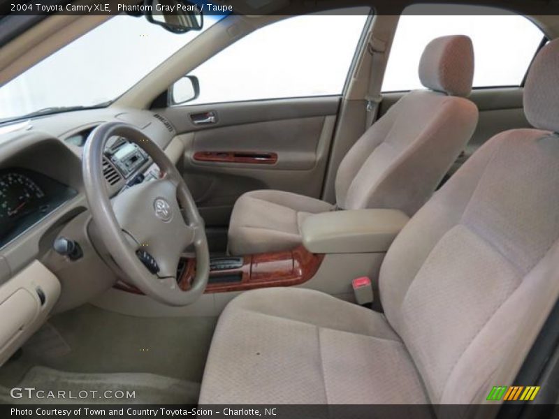 Phantom Gray Pearl / Taupe 2004 Toyota Camry XLE