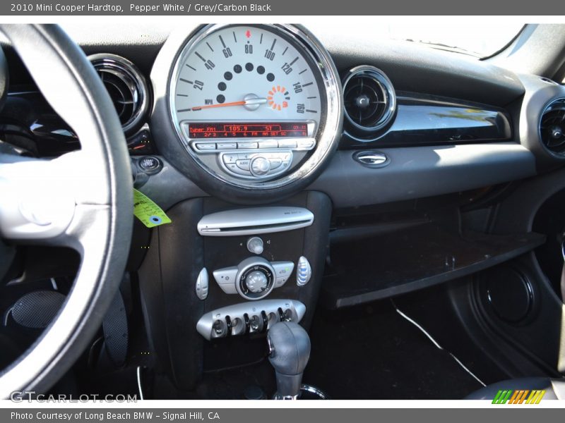 Pepper White / Grey/Carbon Black 2010 Mini Cooper Hardtop