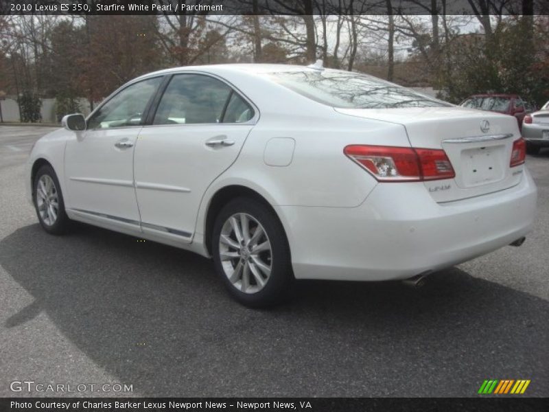 Starfire White Pearl / Parchment 2010 Lexus ES 350