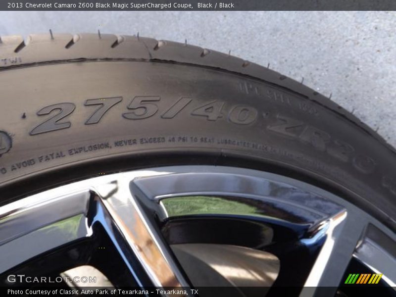 Black / Black 2013 Chevrolet Camaro Z600 Black Magic SuperCharged Coupe