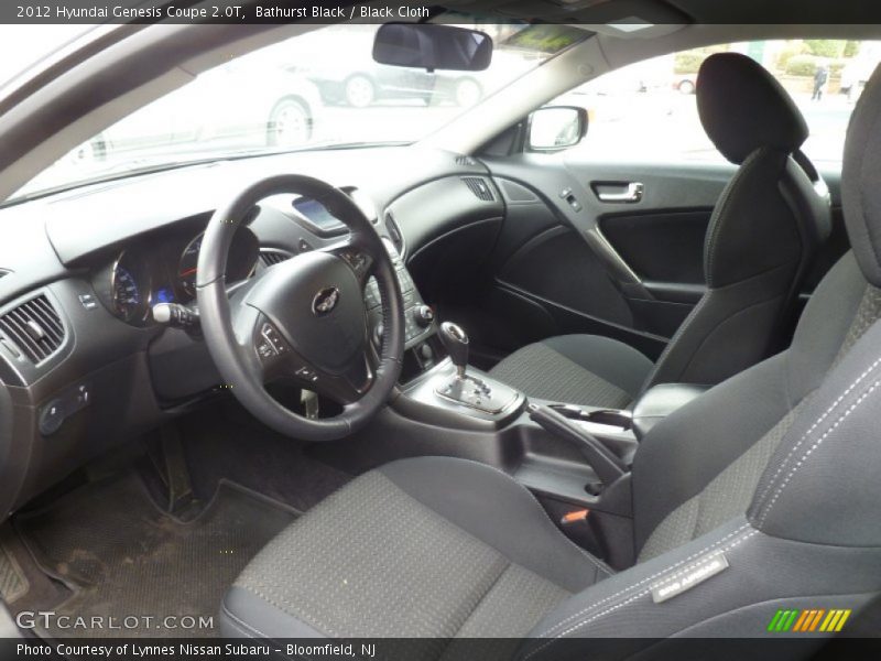 Bathurst Black / Black Cloth 2012 Hyundai Genesis Coupe 2.0T