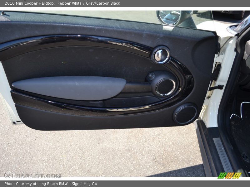 Pepper White / Grey/Carbon Black 2010 Mini Cooper Hardtop
