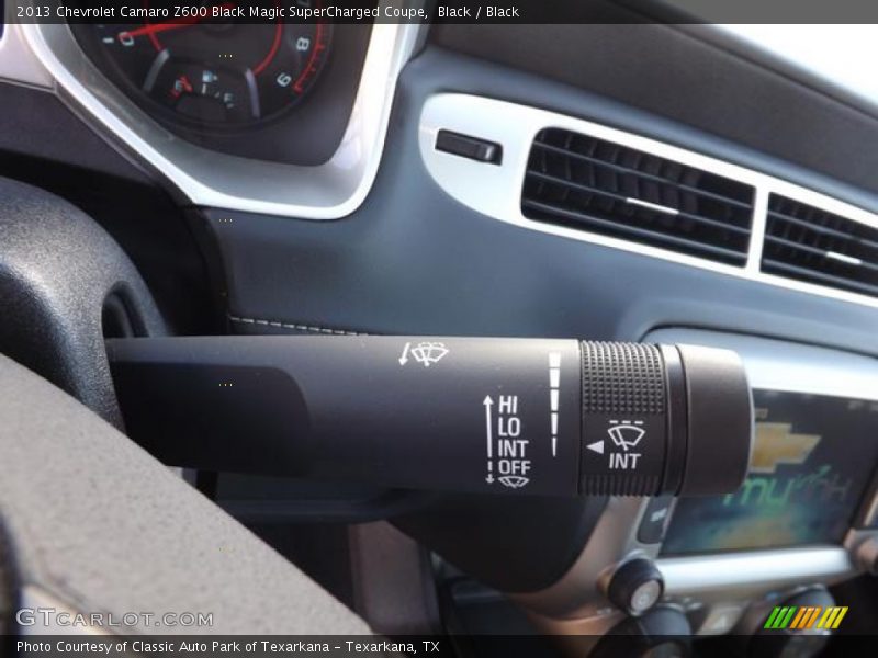 Controls of 2013 Camaro Z600 Black Magic SuperCharged Coupe