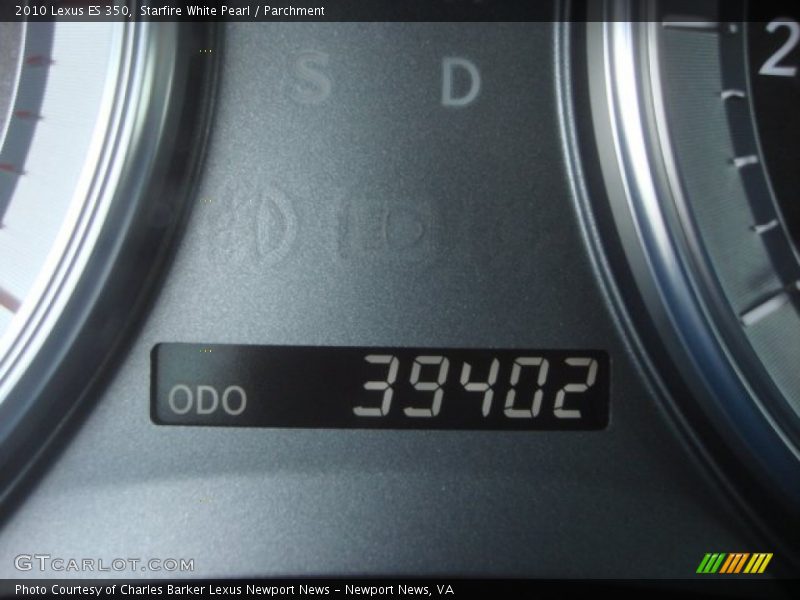 Starfire White Pearl / Parchment 2010 Lexus ES 350