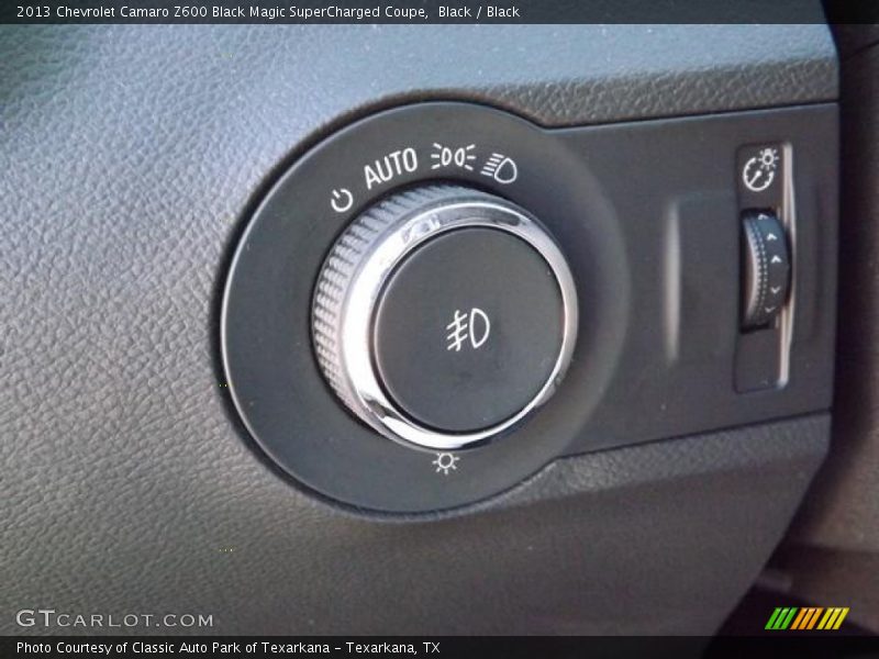 Controls of 2013 Camaro Z600 Black Magic SuperCharged Coupe