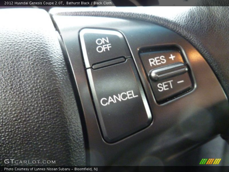 Bathurst Black / Black Cloth 2012 Hyundai Genesis Coupe 2.0T
