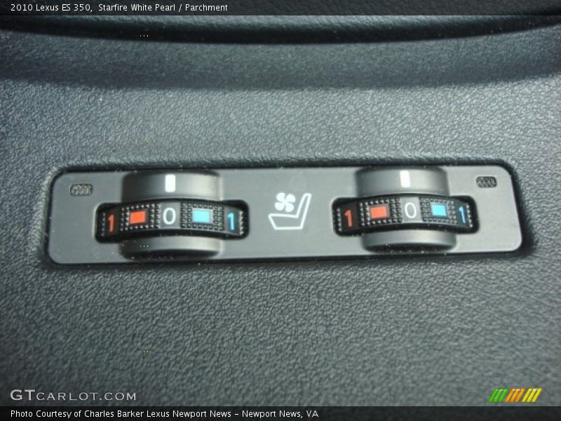 Starfire White Pearl / Parchment 2010 Lexus ES 350