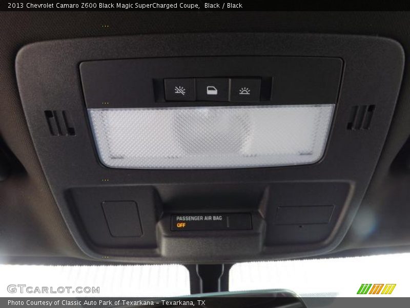 Controls of 2013 Camaro Z600 Black Magic SuperCharged Coupe