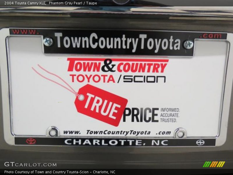 Phantom Gray Pearl / Taupe 2004 Toyota Camry XLE