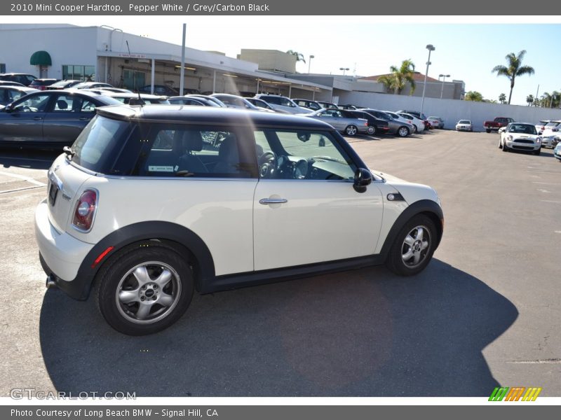 Pepper White / Grey/Carbon Black 2010 Mini Cooper Hardtop
