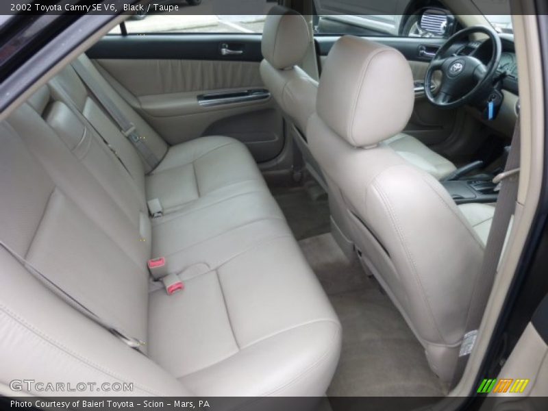 Black / Taupe 2002 Toyota Camry SE V6