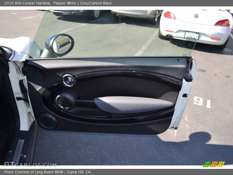 Pepper White / Grey/Carbon Black 2010 Mini Cooper Hardtop