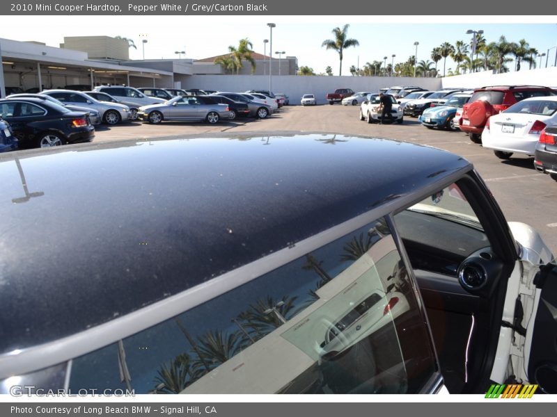 Pepper White / Grey/Carbon Black 2010 Mini Cooper Hardtop