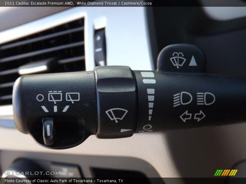 White Diamond Tricoat / Cashmere/Cocoa 2011 Cadillac Escalade Premium AWD