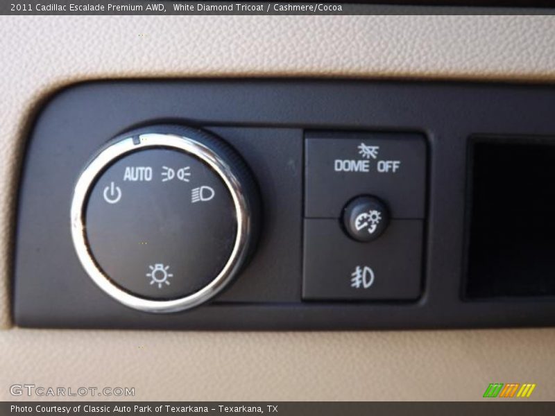 White Diamond Tricoat / Cashmere/Cocoa 2011 Cadillac Escalade Premium AWD
