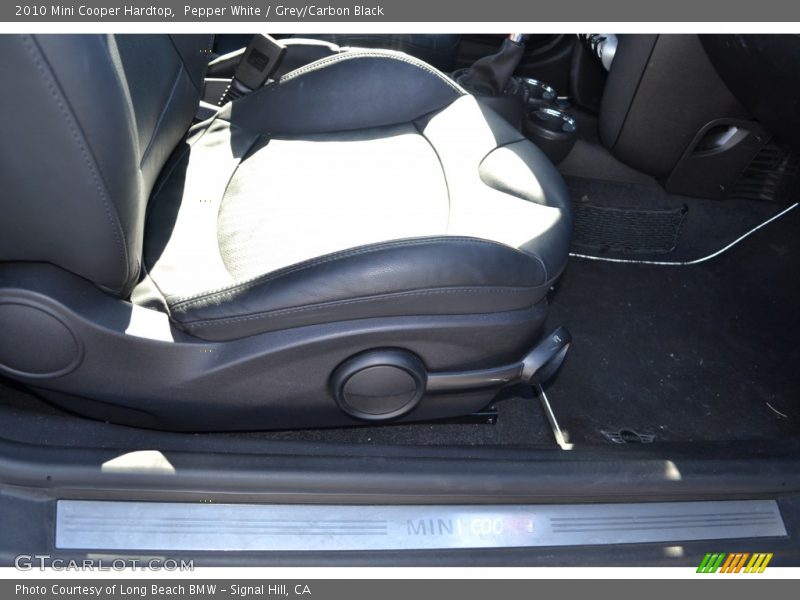 Pepper White / Grey/Carbon Black 2010 Mini Cooper Hardtop