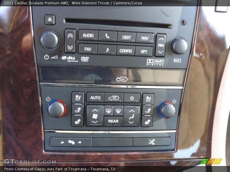 White Diamond Tricoat / Cashmere/Cocoa 2011 Cadillac Escalade Premium AWD