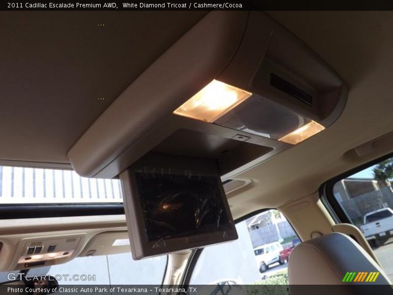 White Diamond Tricoat / Cashmere/Cocoa 2011 Cadillac Escalade Premium AWD