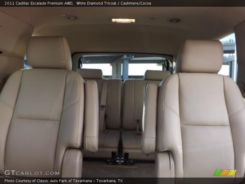 White Diamond Tricoat / Cashmere/Cocoa 2011 Cadillac Escalade Premium AWD