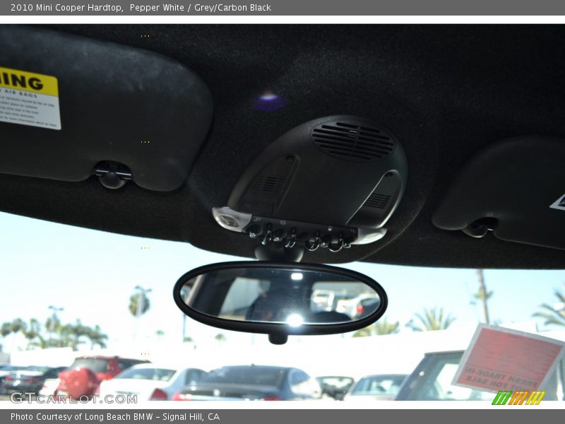 Pepper White / Grey/Carbon Black 2010 Mini Cooper Hardtop