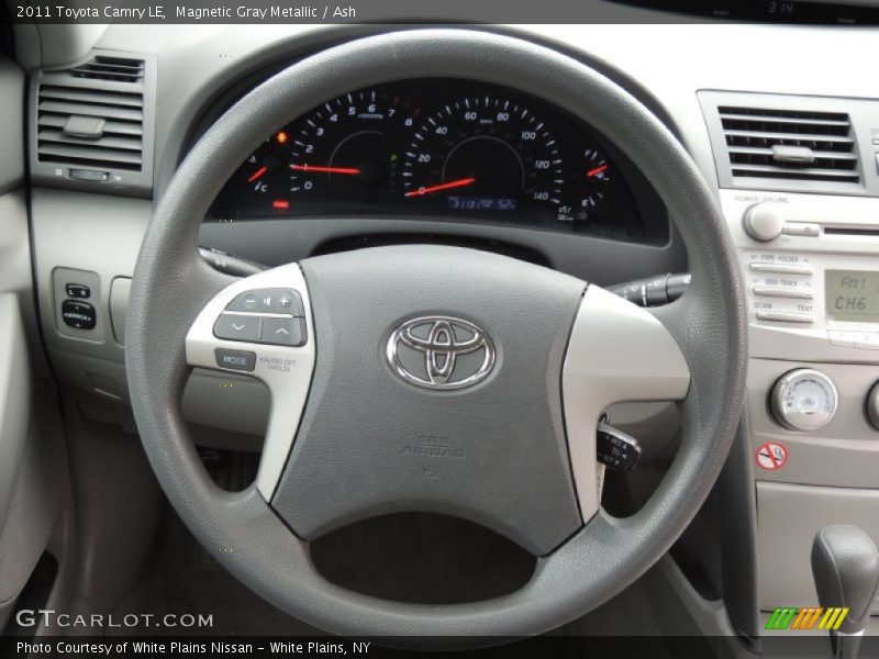 Magnetic Gray Metallic / Ash 2011 Toyota Camry LE
