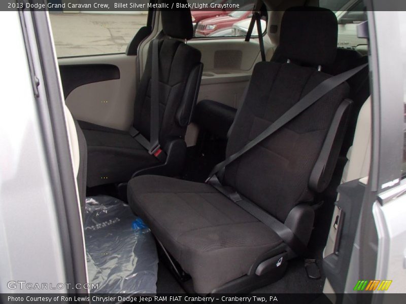 Billet Silver Metallic / Black/Light Graystone 2013 Dodge Grand Caravan Crew