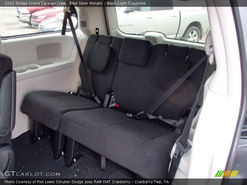Billet Silver Metallic / Black/Light Graystone 2013 Dodge Grand Caravan Crew