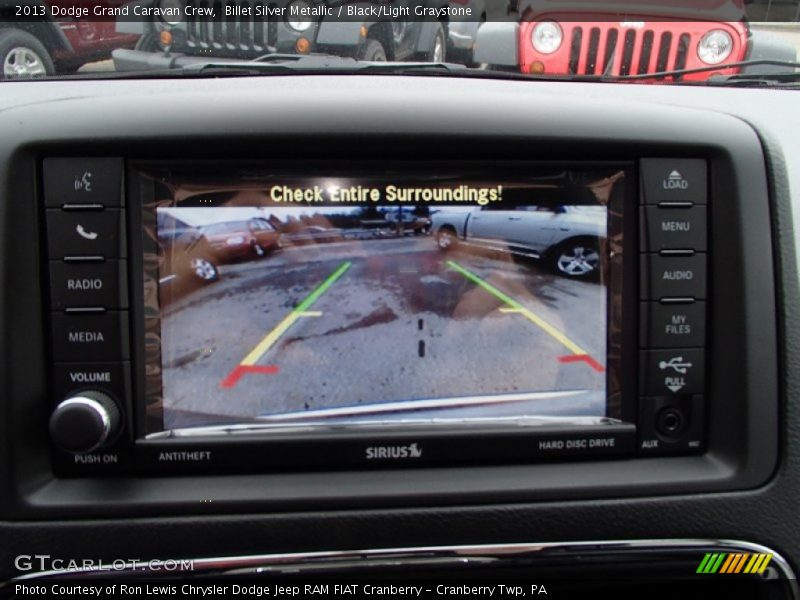 Billet Silver Metallic / Black/Light Graystone 2013 Dodge Grand Caravan Crew
