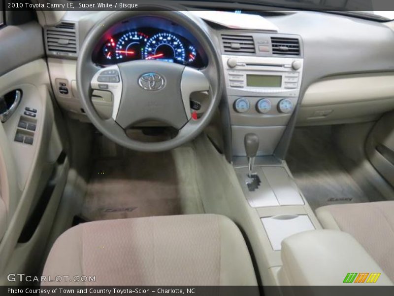 Super White / Bisque 2010 Toyota Camry LE
