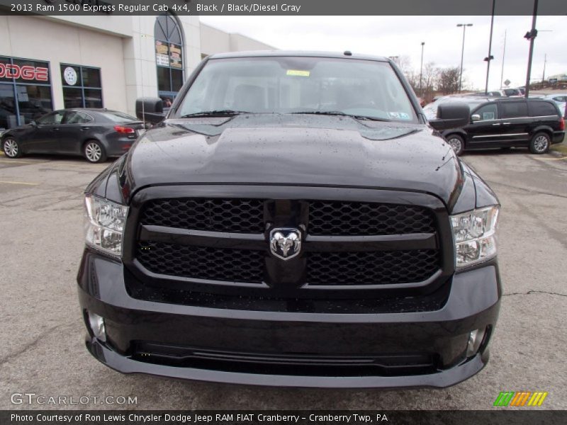 Black / Black/Diesel Gray 2013 Ram 1500 Express Regular Cab 4x4