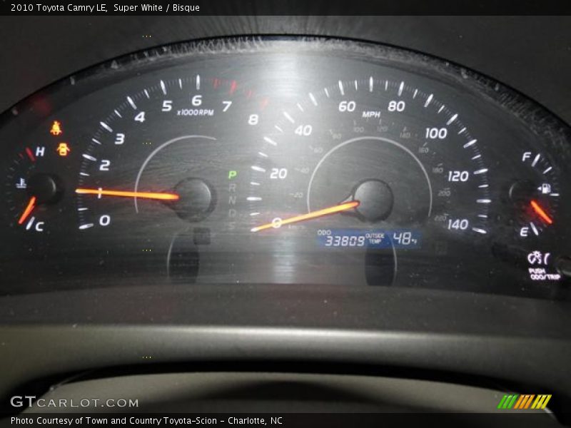 Super White / Bisque 2010 Toyota Camry LE