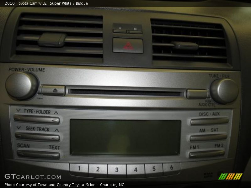 Super White / Bisque 2010 Toyota Camry LE