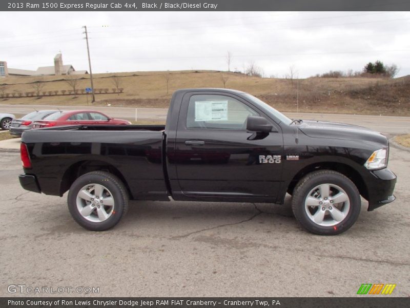 Black / Black/Diesel Gray 2013 Ram 1500 Express Regular Cab 4x4
