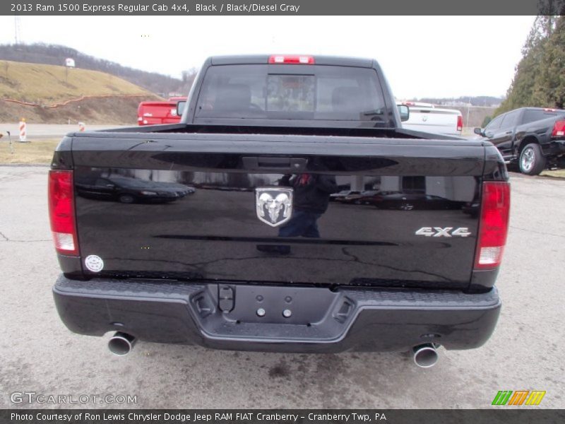 Black / Black/Diesel Gray 2013 Ram 1500 Express Regular Cab 4x4