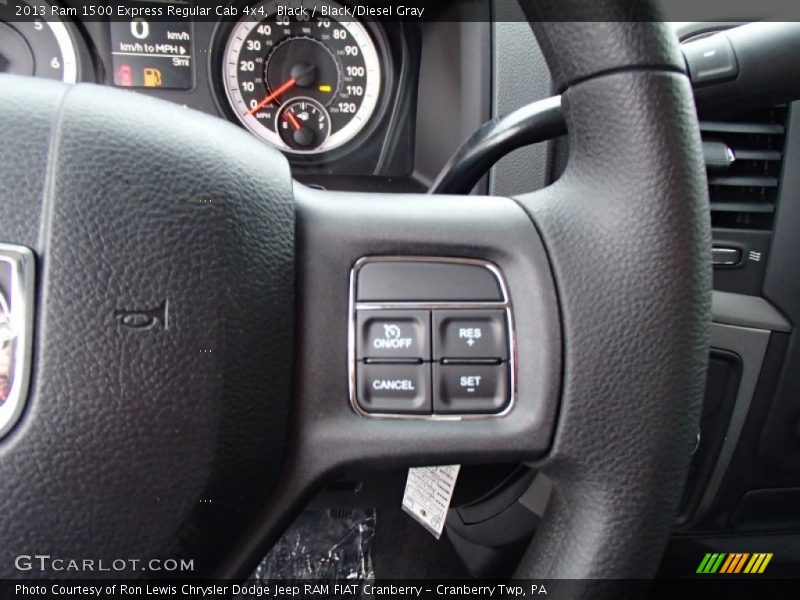 Black / Black/Diesel Gray 2013 Ram 1500 Express Regular Cab 4x4