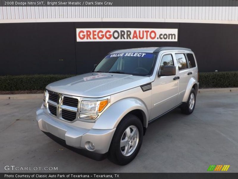Bright Silver Metallic / Dark Slate Gray 2008 Dodge Nitro SXT