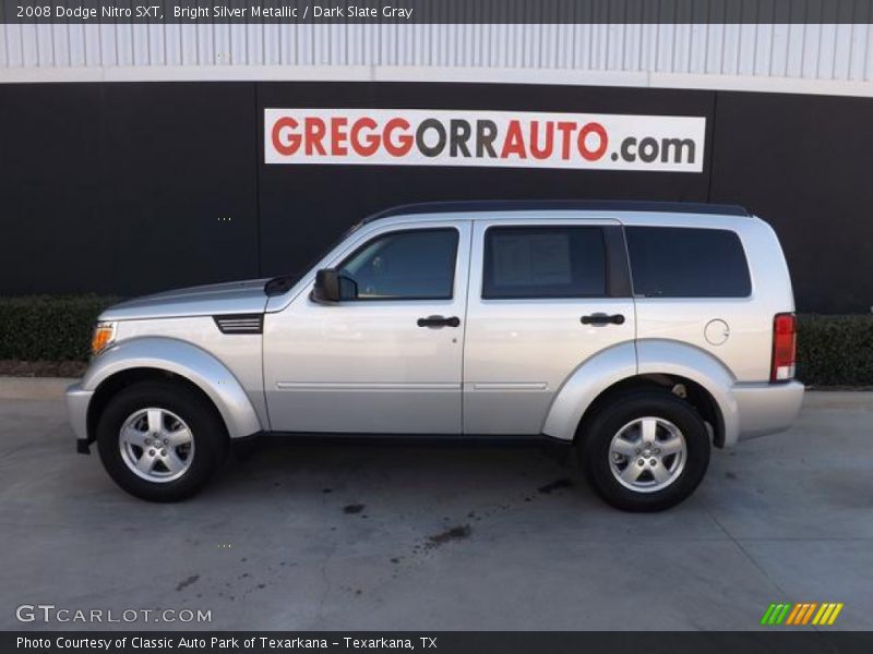 Bright Silver Metallic / Dark Slate Gray 2008 Dodge Nitro SXT