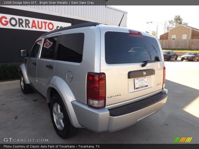 Bright Silver Metallic / Dark Slate Gray 2008 Dodge Nitro SXT
