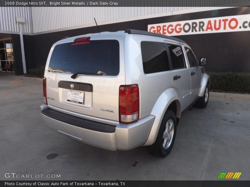 Bright Silver Metallic / Dark Slate Gray 2008 Dodge Nitro SXT