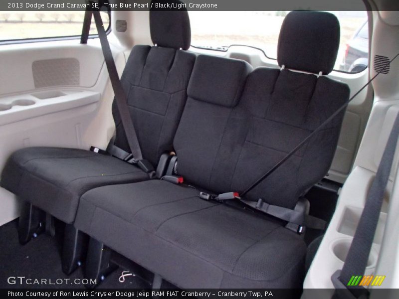 True Blue Pearl / Black/Light Graystone 2013 Dodge Grand Caravan SE
