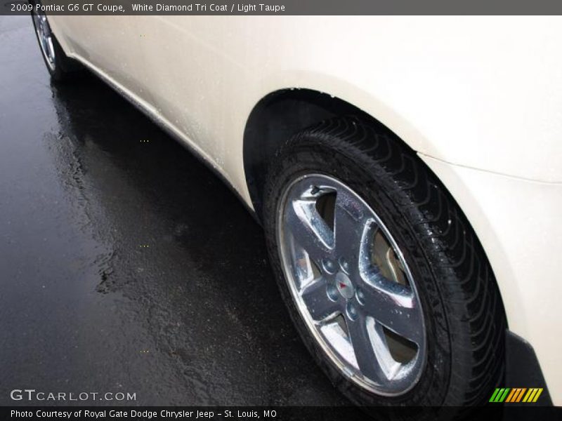 White Diamond Tri Coat / Light Taupe 2009 Pontiac G6 GT Coupe
