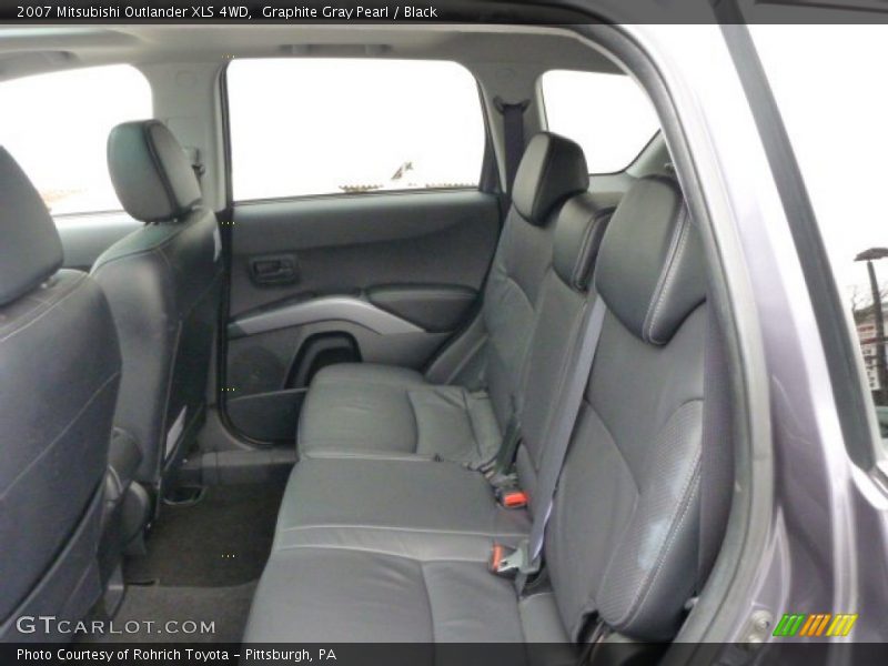 Graphite Gray Pearl / Black 2007 Mitsubishi Outlander XLS 4WD
