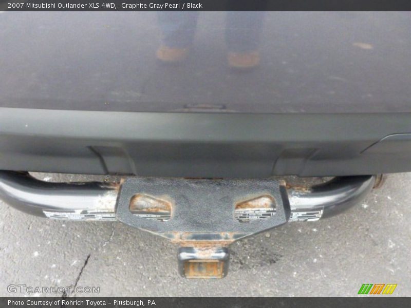 Graphite Gray Pearl / Black 2007 Mitsubishi Outlander XLS 4WD