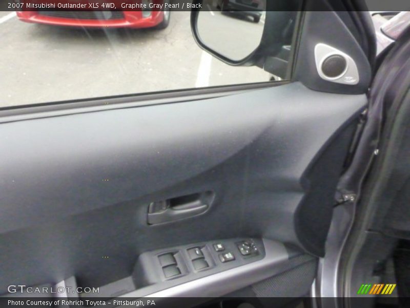 Graphite Gray Pearl / Black 2007 Mitsubishi Outlander XLS 4WD