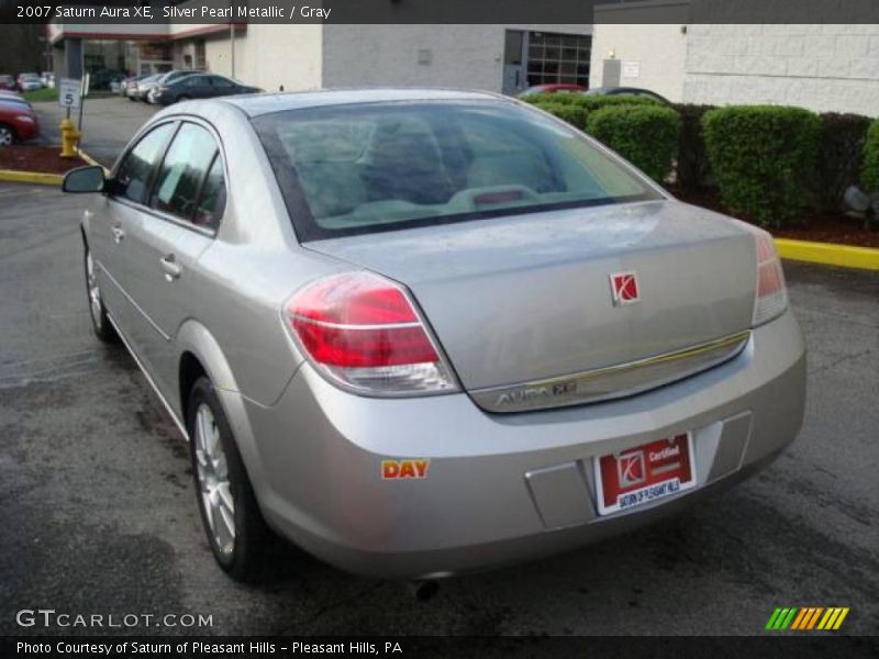 Silver Pearl Metallic / Gray 2007 Saturn Aura XE